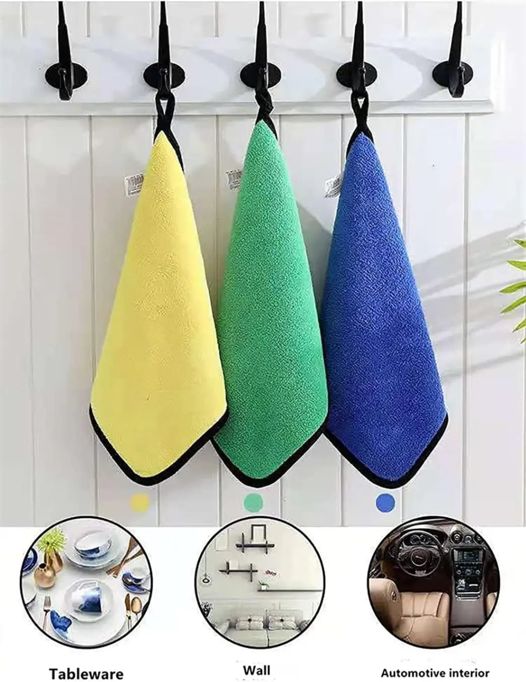 NAPKO 800 GSM Microfiber Cloth - Dual-Sided Car Cleaning Towel - image 4