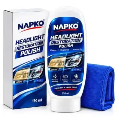 NAPKO Car Headlight Restoration Polish Kit - 150 ml