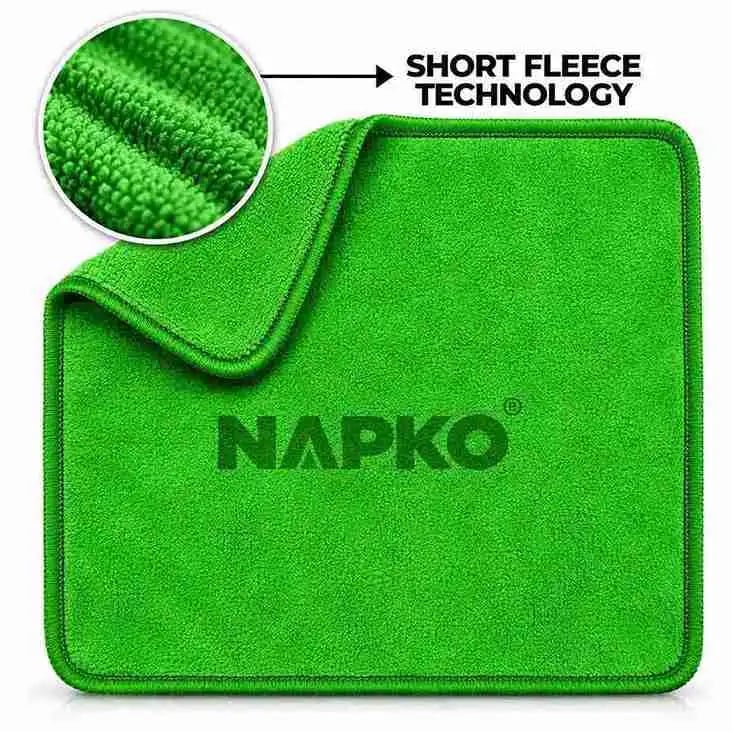 NAPKO 400 GSM Microfiber Cloth for Car Cleaning
